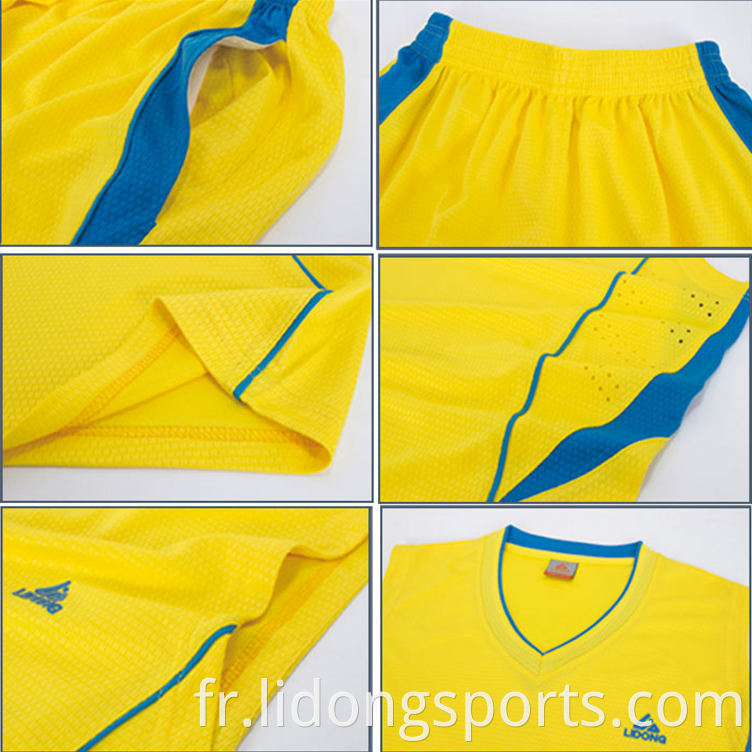 Rendez votre propre conception Tackle Twill Uniform Boy Jersey Basketball Uniforms réversible à vendre